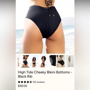 Black swim bottoms